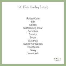 Load image into Gallery viewer, 120 Pack Of Pantry Sticker Labels (7855370010880)
