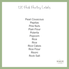 Load image into Gallery viewer, 120 Pack Of Pantry Sticker Labels (7855370010880)