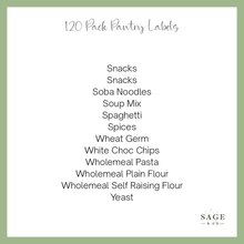 Load image into Gallery viewer, 120 Pack Of Pantry Sticker Labels (7855370010880)