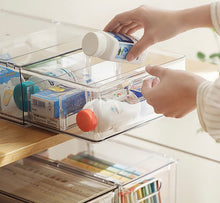 Load image into Gallery viewer, Clear Stackable Organiser Drawers - Wide (7824103604480)