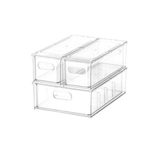 Load image into Gallery viewer, Clear Stackable Organiser Drawers - Wide (7824103604480)