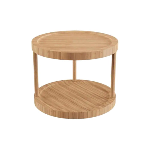 Bamboo Lazy Susan / Turntable - 2 Tier (7745565163776)