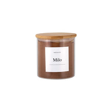 Load image into Gallery viewer, Glass Cannister Storage Jar with Bamboo Lid - 450ml (7815465664768)