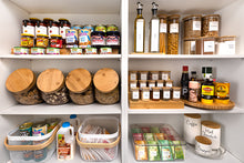 Load image into Gallery viewer, Glass Cannister Storage Jar with Bamboo Lid - 2000ml (7815467827456)