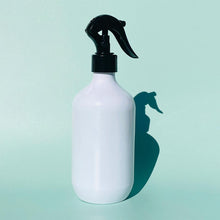 Load image into Gallery viewer, White Spray Bottle with Black Nozzle - 500ml - Short (7745600061696)