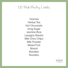 Load image into Gallery viewer, 120 Pack Of Pantry Sticker Labels (7855370010880)
