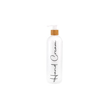 Load image into Gallery viewer, White Pump Bottles with 2 Square Hole Bamboo Tray - 500ml x 2 (7823497232640)
